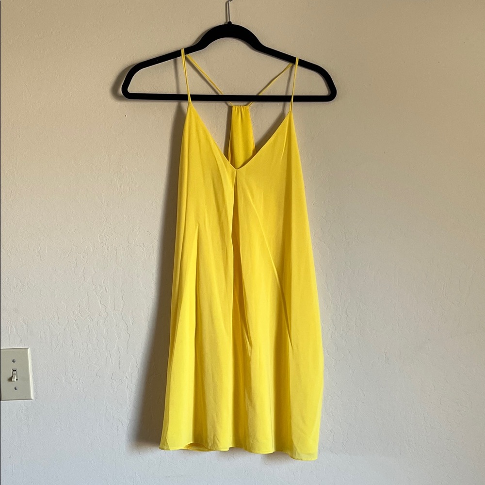 Alice + Olivia Sunny Yellow Mini Dress